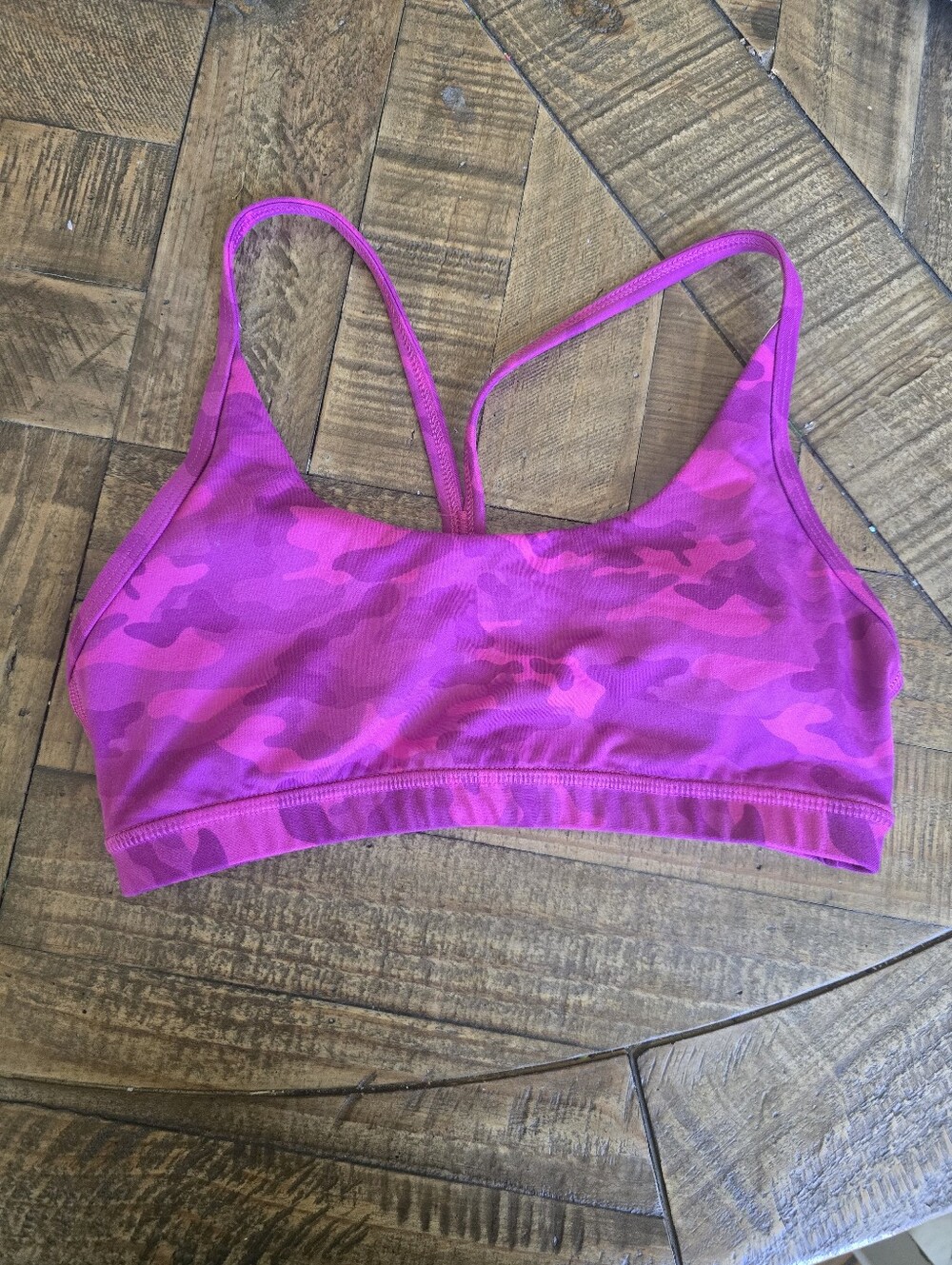 Fleo Camo Magenta Cami Sportsbra